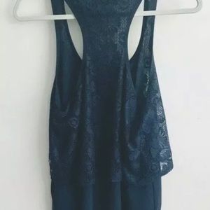 Abercrombie & Fitch Lace Racerback Top - M